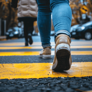 Pedestrians on a cross walk | pedestrian accident injury