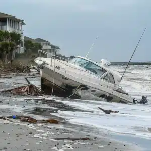 A boat accident near myrtle beach.