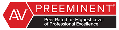 Preeminent Peer Rated Lawyer