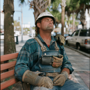 a construction worker in pain after an accident in Myrtle Beach