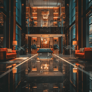 Hotel lobby