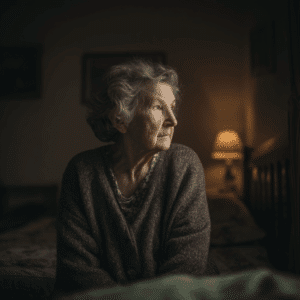 An elderly victim of emotional abuse in a Florence nursing home