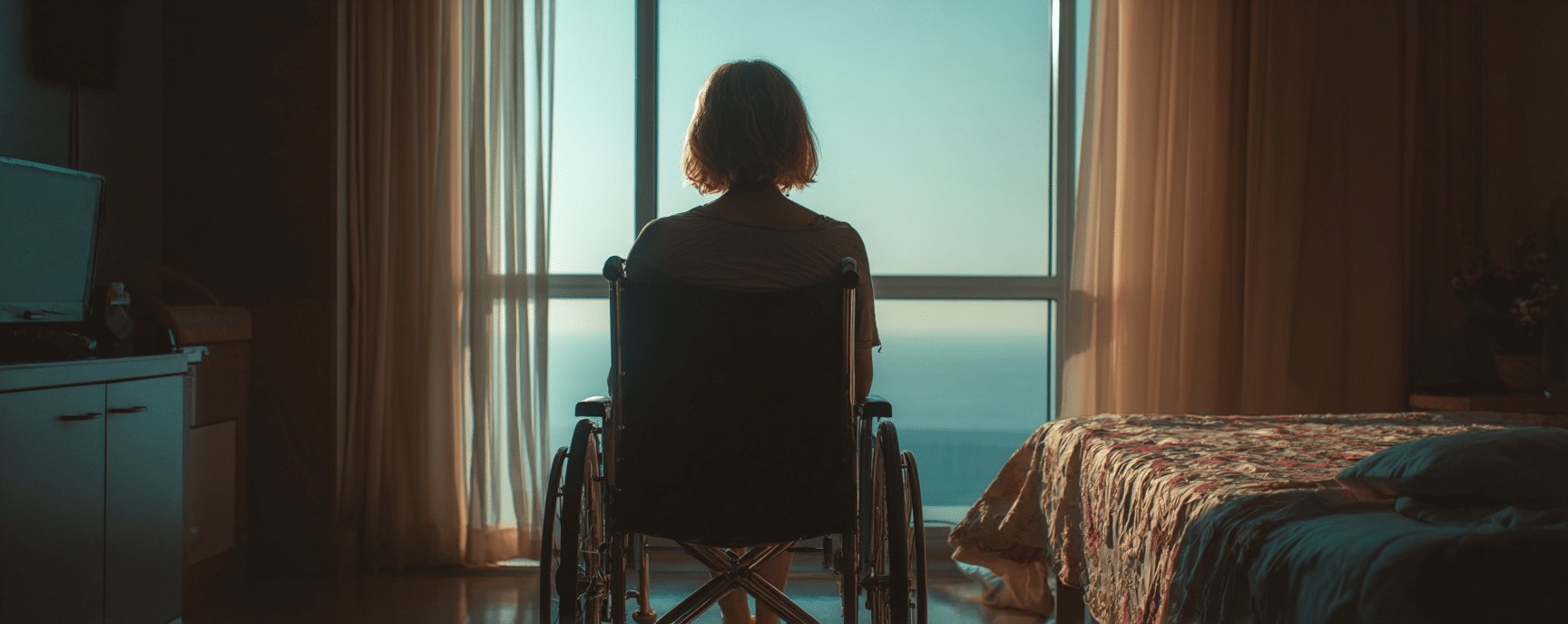 A drunk driving accident victim with spinal cord injuries