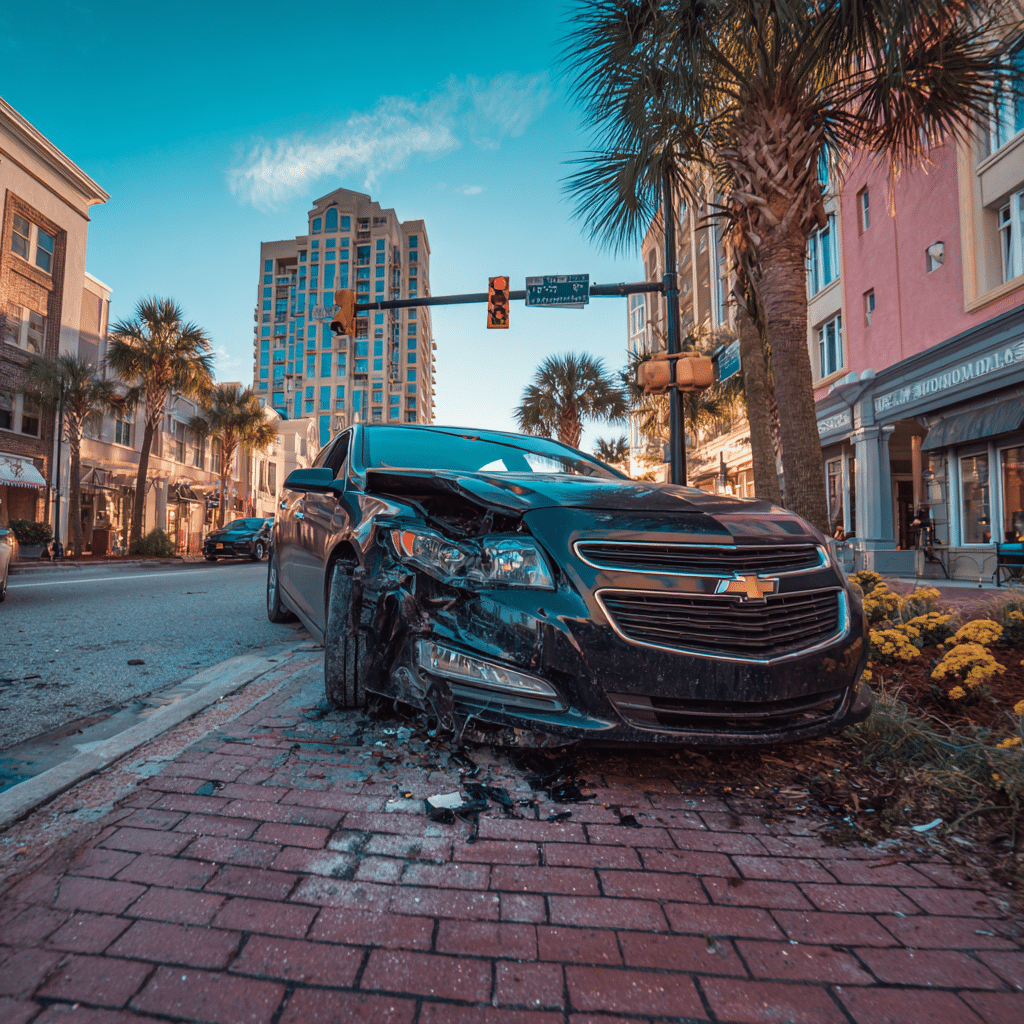 a car accident in Myrtle Beach, South Carolina
