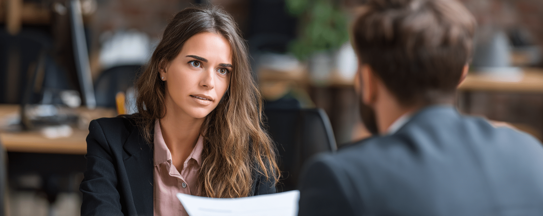 lawyer discussing settlement amount with a victim of a drunk driving accident