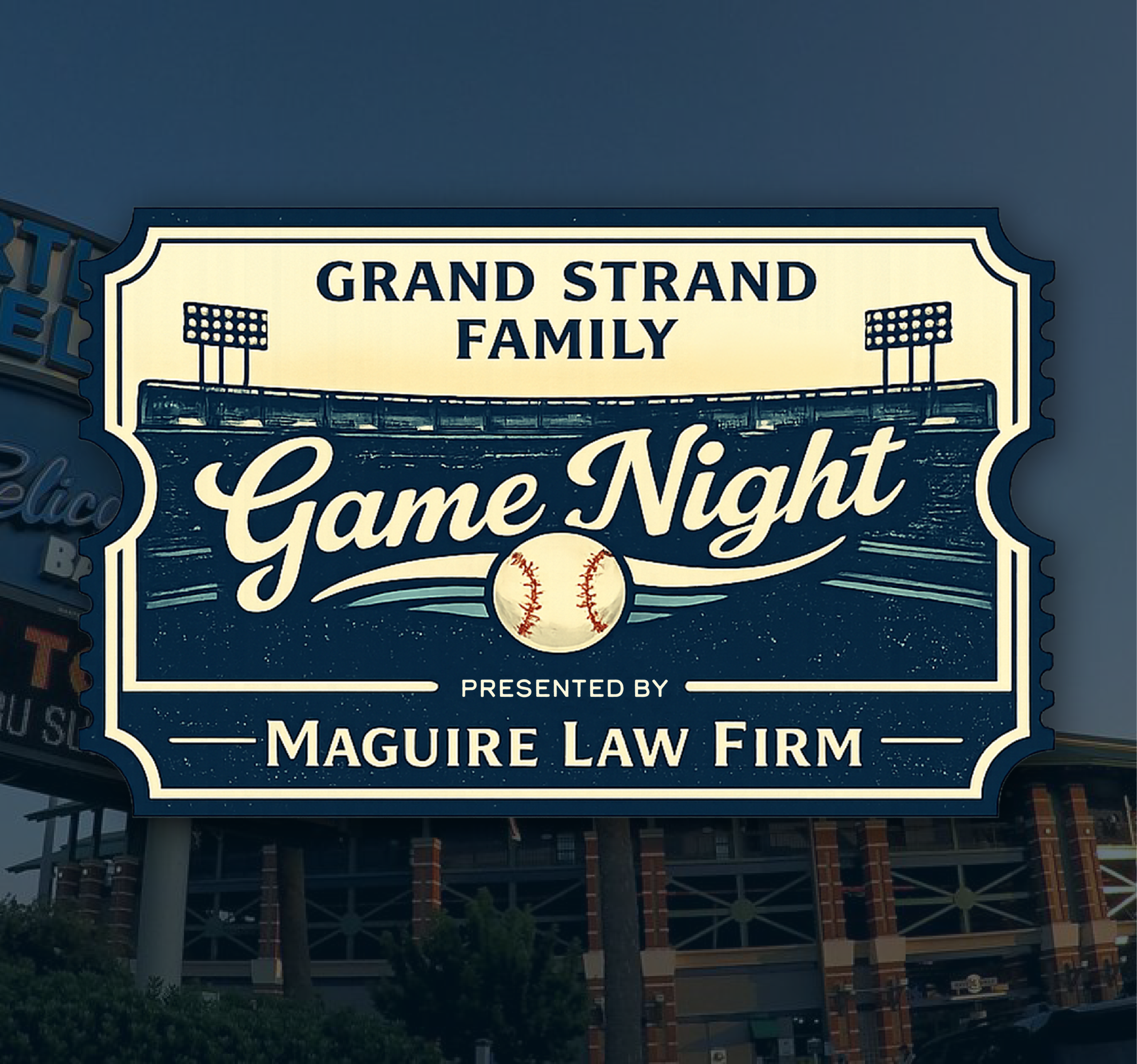 Grand Strand Family - Game Night Poster