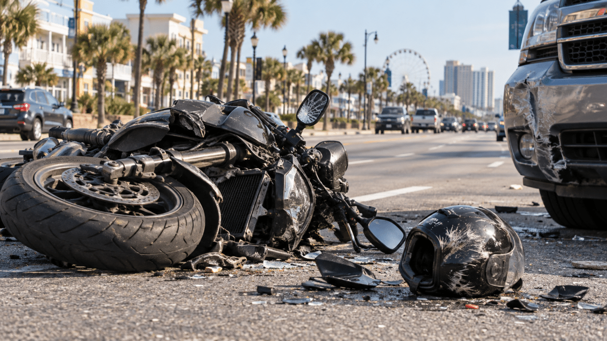 motorcycle accident in myrtle beach